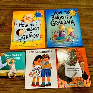 New Book Bundle! Eric Carle, Lovevery, How to Babysit Grandma/Grandpa